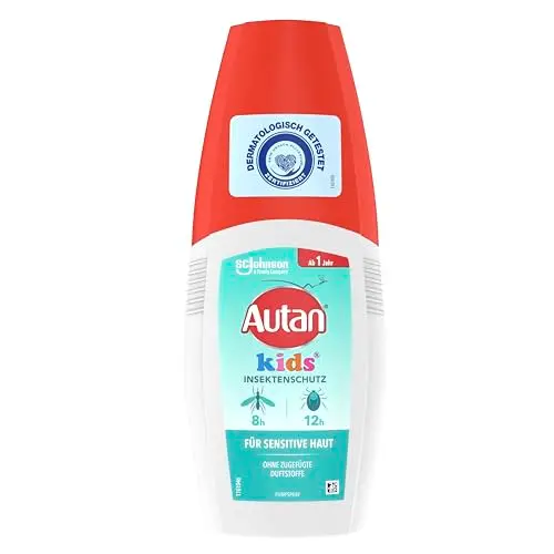 Autan Kids Pumpspray - Insektenschutz gegen Mücken und Zecken, 100 ml