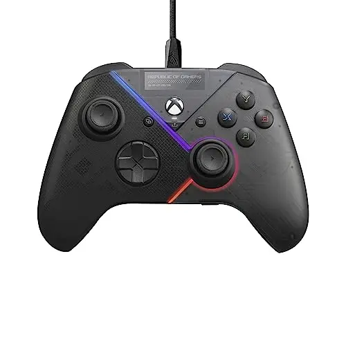 ASUS ROG Raikiri PC Controller mit RGB-Beleuchtung und einstellbarer Joystick-Empfindlichkeit