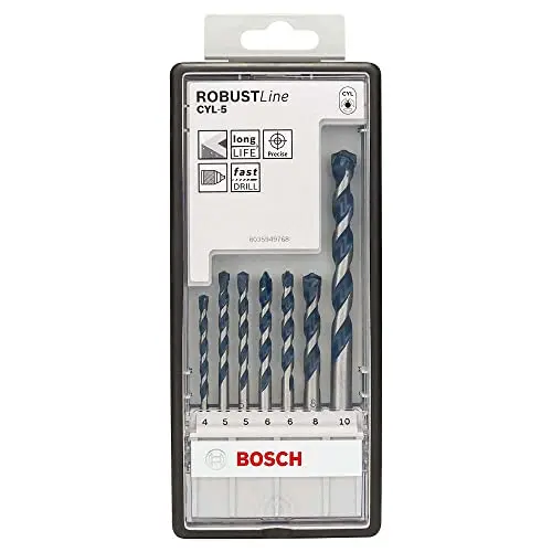 Bosch Professional 7tlg. Betonbohrer Set (Ø 4-10 mm, für Schlagbohrmaschine)