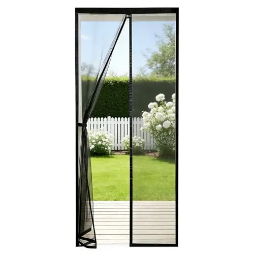 Sekey Insektenschutz Tür 90x210 cm Schwarz
