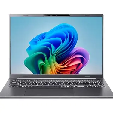 Acer Aspire 16 AI Laptop mit 16 Zoll WUXGA-Display, Windows 11, 16 GB RAM, 512 GB SSD und Qualcomm Snapdragon Prozessor
