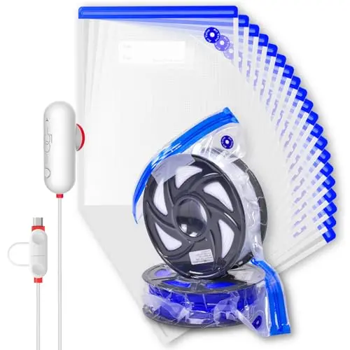 Vacbird Vakuum-Filament-Kit mit USB-Pumpe & 20 Beuteln – Schutz für Filament-Spulen (PLA/ABS/TPU)