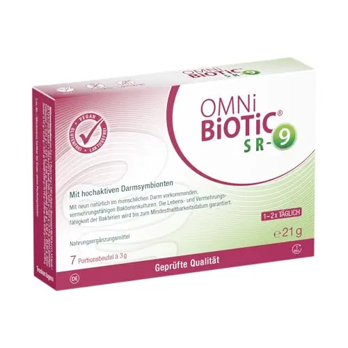 OMNi BiOTiC SR-9, 7 Portionen, 9 Bakterienstämme, Vegan, Glutenfrei, Lactosefrei