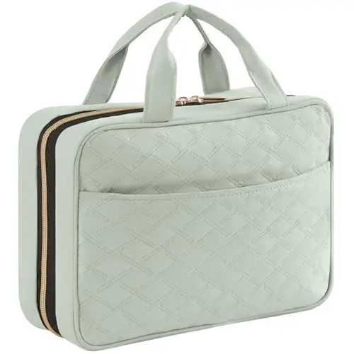 Lifewit Kulturtasche Damen zum Aufhängen, große Mintgrüne Kosmetiktasche