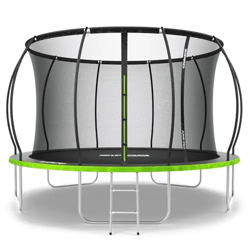 ZIPRO Jump Pro Premium Trampolin 374 cm mit Sicherheitsnetz - Gartenspielzeug für Kinder, UV-beständig, bis 150 kg
