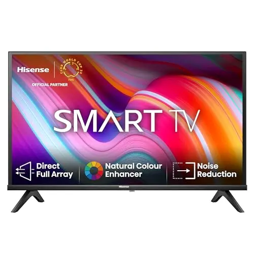 Hisense 40E4KT 40 Zoll Full HD Smart TV mit Triple Tuner, Alexa, WiFi, Schwarz [2023]