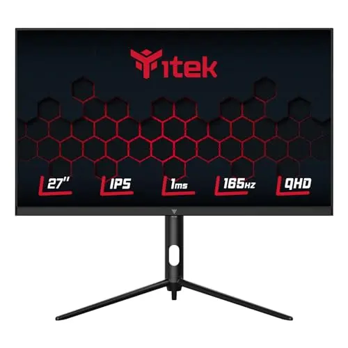 iTek Gaming Monitor – 27 Zoll, 2560 x 1440 (WQHD), 165 Hz, flimmerfrei