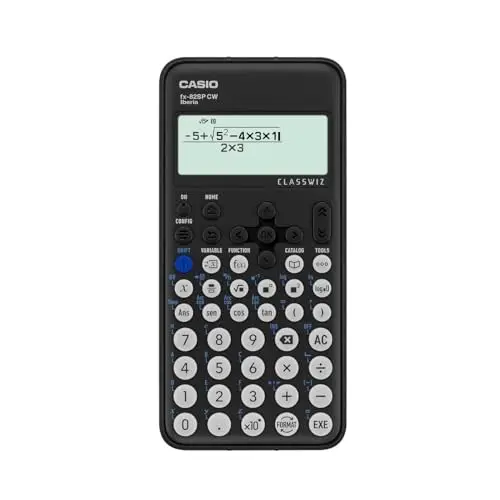 Casio FX-82SP CW - Wissenschaftlicher Taschenrechner, 5 Sprachen, mehr als 300 Funktionen, Dunkelgrau