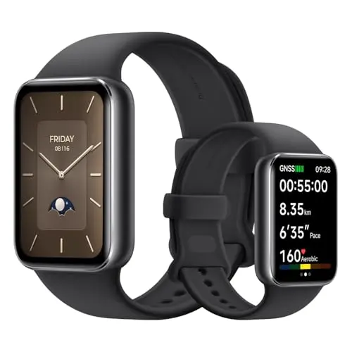 XIAOMI Smart Band 9 Pro - Obsidian Black, 1.74 Zoll AMOLED, 21 Tage Akku, 150+ Sportmodi, wasserfest