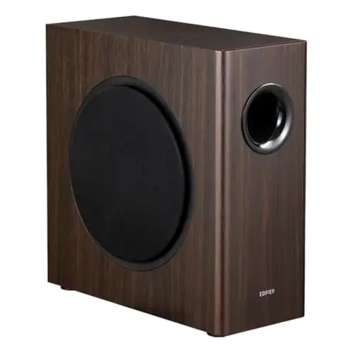 Edifier T5s Aktiv-Subwoofer – 70 Watt – 8-Zoll-Tieftöner – Zeitloses Design