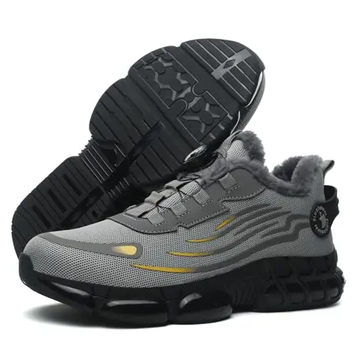 QINGRUIPAI Sicherheitsschuhe Herren - Sportliche Arbeitsschuhe, Leicht und Anti-Smash, Unisex