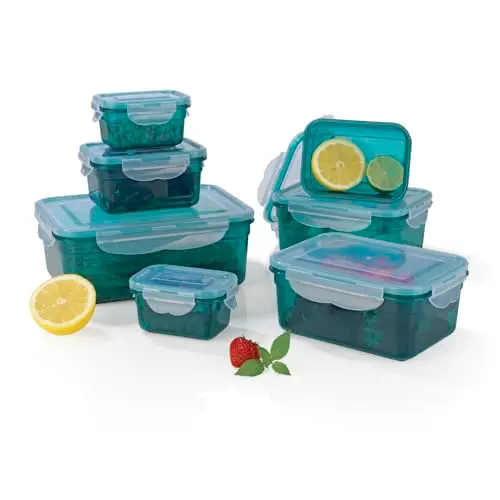 GOURMETmaxx Frischhaltedosen 7er Set | Luftdichte, auslaufsichere Vorratsdosen | BPA-frei