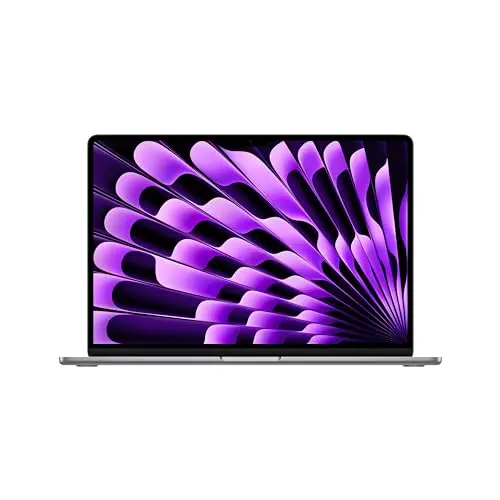 Apple 2024 15" MacBook Air mit M3 Chip – 15,3" Liquid Retina Display, 16 GB RAM, 512 GB SSD, Space Grau