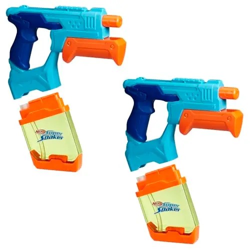 Nerf Super Soaker Dunk-Fill Wasserblaster 2er-Pack – Wasserspielzeug für spannende Schlachten im Freien, für Kinder ab 6 Jahren