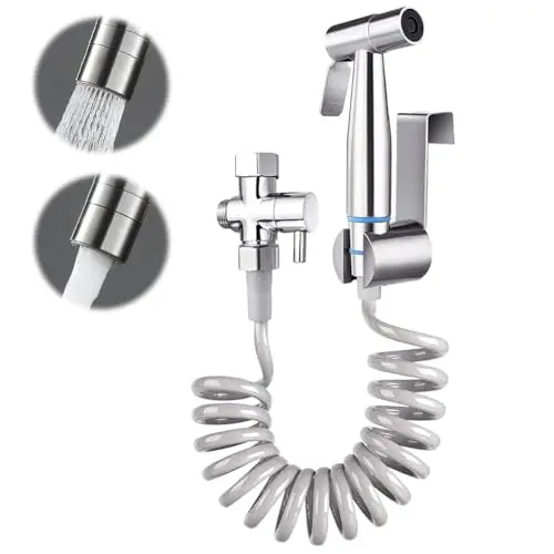 CEWROM Handbrause für Toiletten mit Dual-Modus, Baby-Stoffwindel-Sprühset mit Wandhalterung
