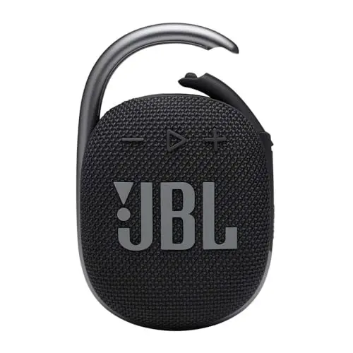 JBL CLIP 4 Bluetooth Lautsprecher – Wasserdicht, tragbar mit Karabiner – Bis zu 10 Stunden Akku