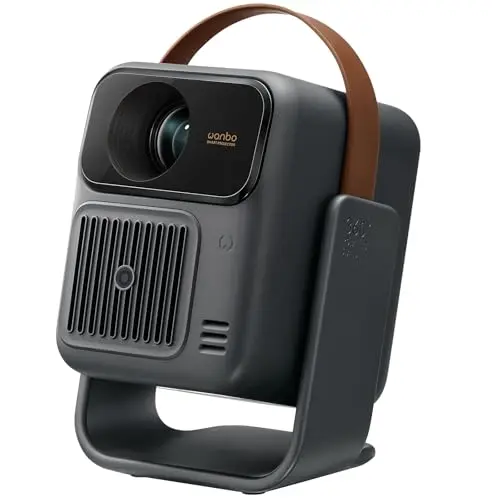 WANBO Togo Pro Akku Beamer mit 3,5h Akku, 1080P, Outdoor & Heimkino, WLAN & Bluetooth, 360° Ständer