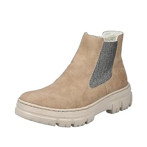 Rieker Damen Stiefel in Beige, Gr. 38