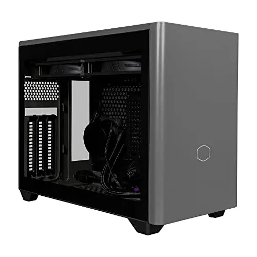 Cooler Master MasterBox NR200P MAX Mini-ITX Gehäuse mit gehärtetem Glas und 850W Gold Netzteil