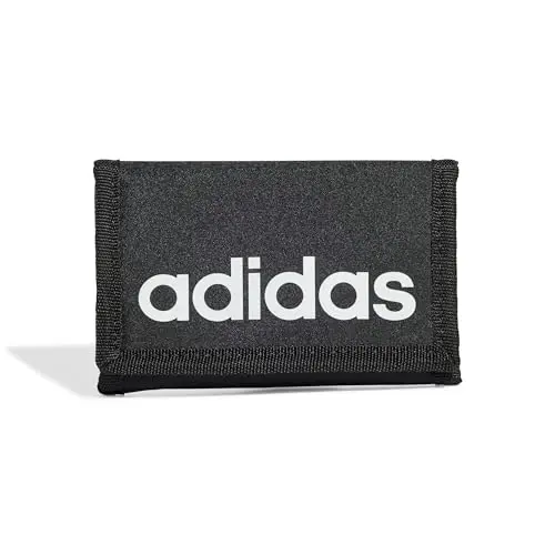 adidas LINEAR Wallet Unisex, Schwarz/Weiß, Einheitsgröße