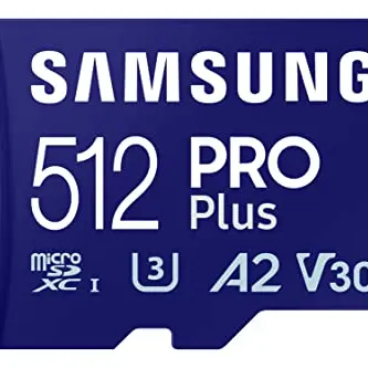 Samsung PRO Plus microSD-Karte 512 GB mit SD-Adapter, ideal für Mobile Gaming und Full HD/4K UHD
