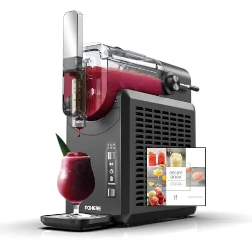 FOHERE 2L Slush Maschine für zu Hause - 5in1 für Slush, Cocktail, Frappé, Milchshake & Wein