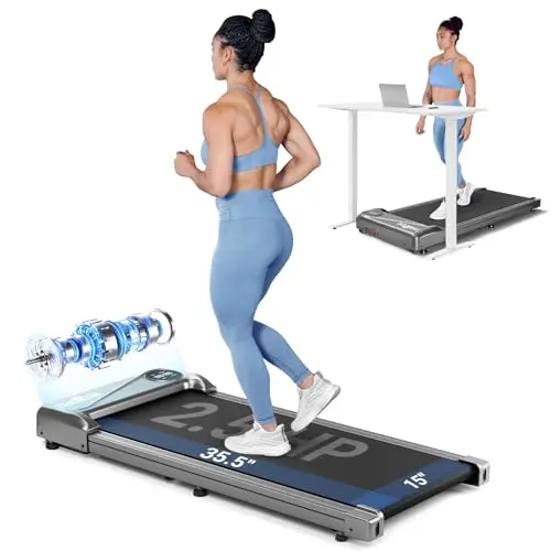 Dripex Walking Pad für Zuhause - Mini-Laufband 1-6 km/h, leise und kompakt, ideal fürs Homeoffice
