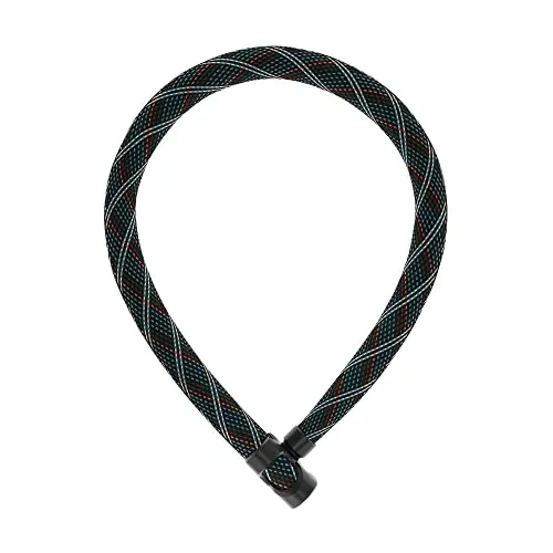 ABUS IVERA Chain 7210 – Flexibles Fahrradschloss – Sicherheitslevel 8 – 85 cm – Grau