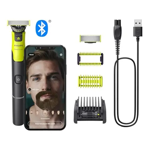 PHILIPS OneBlade 360 Face & Body - elektrischer Rasierer, Trimmer & Bodygroomer für Gesicht & Körper