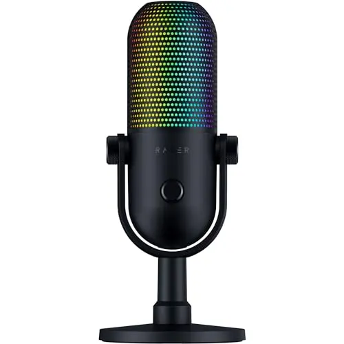 Razer Seiren V3 Chroma - RGB USB Mikrofon mit Tap-to-Mute, Schwarz