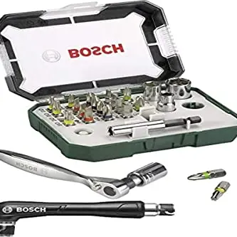Bosch 27-tlg. Schrauberbit-Set mit Ratsche