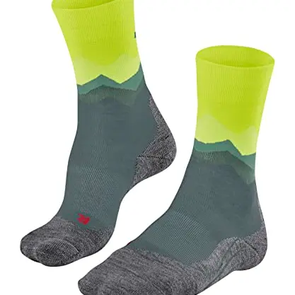 FALKE Herren Wandersocken TK2 Explore M aus Wolle, Grau Steel Grey, 1 Paar, Größe 39-41