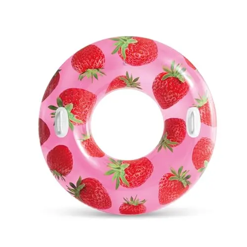 Intex Tropical Fruit Tubes – Erdbeer, Ananas & Wassermelone, 107 cm Durchmesser