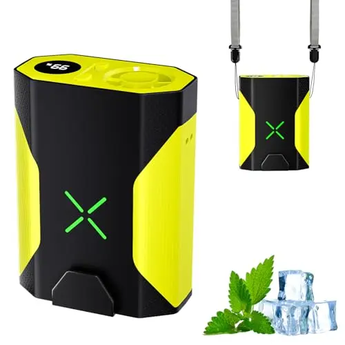 Tragbarer Clip Ventilator, Mini USB, 100 Geschwindigkeiten, 4500 mAh, ideal für Reisen und Geschenke