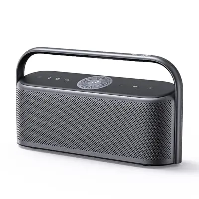 Soundcore Motion X600 Bluetooth Lautsprecher mit Hi-Res Spatial Audio und 12h Akkulaufzeit, Wasserfest IPX7, Schwarz