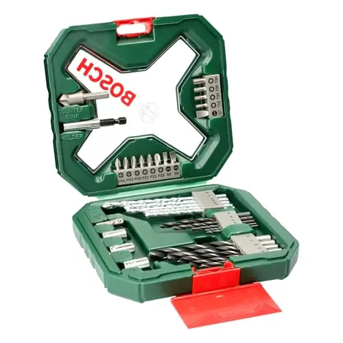 Bosch 34tlg. X-Line Classic Schrauber- und Bohrer-Set für Holz, Stein und Metall