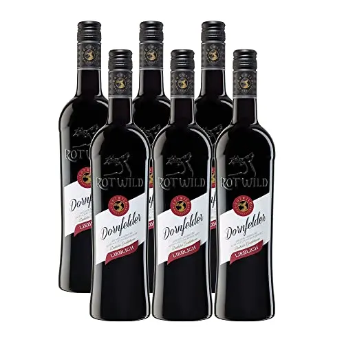 Rotwild Dornfelder QbA lieblich - 6 Flaschen à 0,75 l