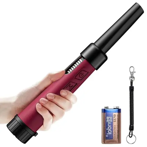 OKESAM Pinpointer Metalldetektor für Erwachsene, wasserdicht, Handheld mit LCD Signalanzeige und 360° Erkennung