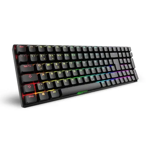 Sharkoon SGK50 S2 Gaming Tastatur, RGB, Gateron Rot Switches