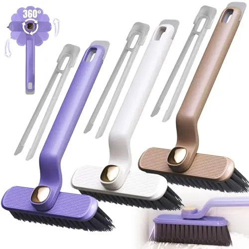 LeuKoles Fugenbürste 3er Set - Reinigung für Bad, WC, Küche und Fliesen