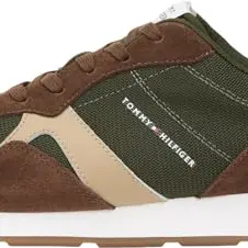 Tommy Hilfiger Herren Runner Sneaker in Grün, Größe 44