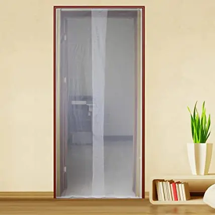 Linea Garden Friend Fliegengitter für Fenstertür, doppelseitiges Klebeband, Weiß, 150x250 cm