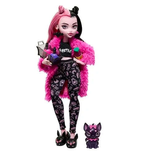 MONSTER HIGH Draculaura Puppenhaustier - Creepover Party Zubehör