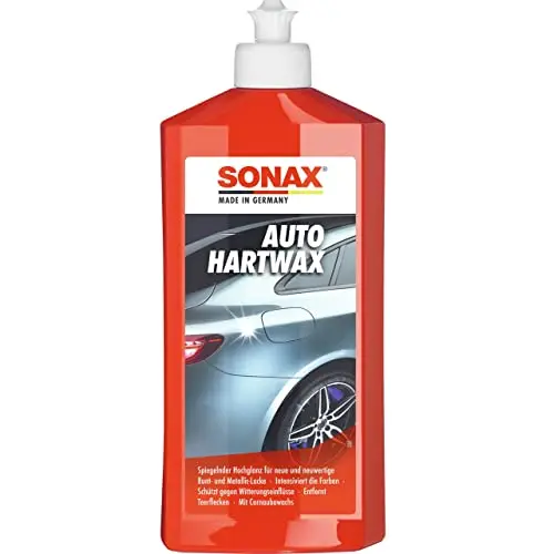 SONAX AutoHartWax, 500 ml, für neue und neuwertige Bunt- und Metallic-Lacke