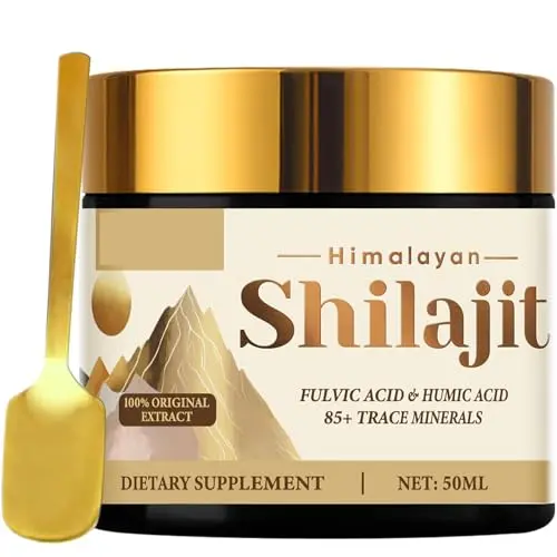 Shilajit Original Himalaya Bio – Gold Qualität mit Fulvosäure & Mineralien für Männer & Frauen