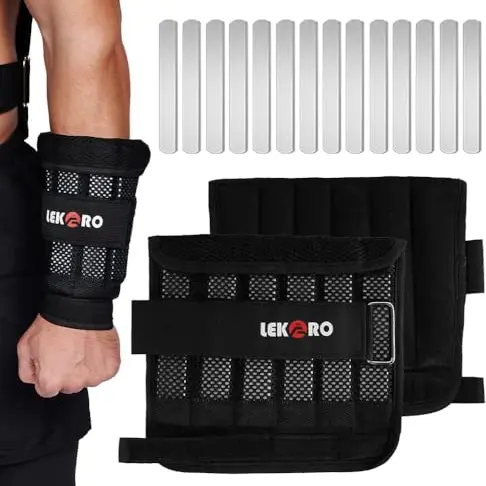 Verstellbare Handgelenkgewichte für Fitness und Workout, 1 Paar, max. 3 kg