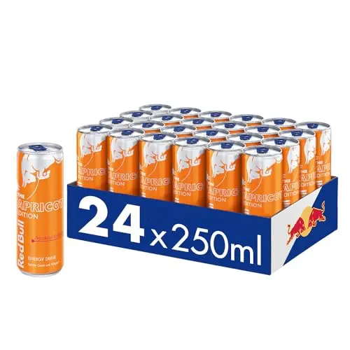 Red Bull Energy Drink Apricot Edition - 24 Dosen (24 x 250 ml)
