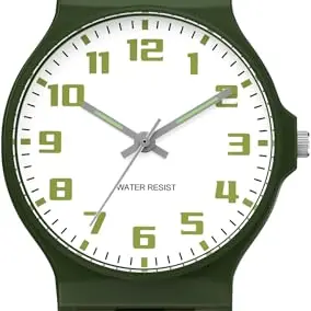 SOCICO Kinder Analoguhr, 30M Wasserdicht, leicht ablesbar, für 5-15 Jahre, Camo-Df Jungle, tolles Geburtstagsgeschenk
