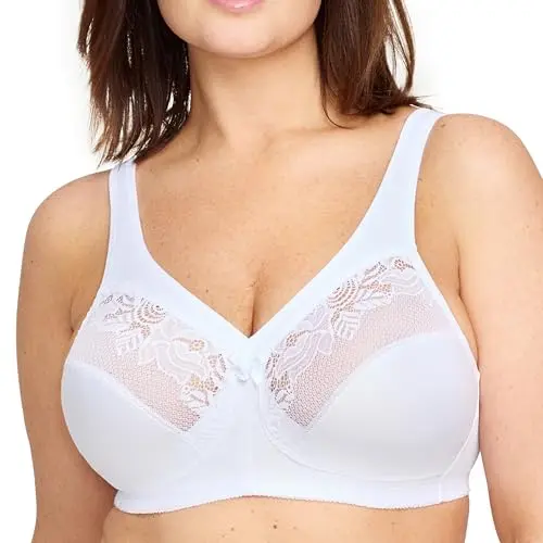 Glamorise 1003 Minimizer-BH für Damen, Weiß, Größe 85C