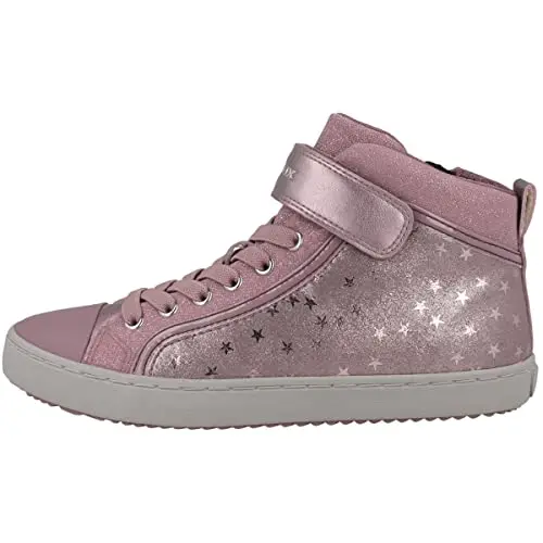 Geox J Kalispera Mädchen Sneakers, Dunkelrot, Größe 30
